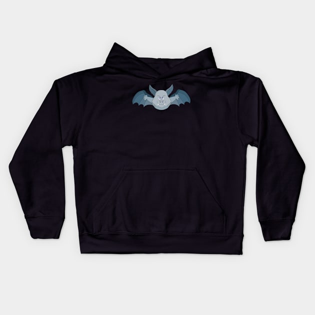 Flying Bat Kids Hoodie by DiegoCarvalho